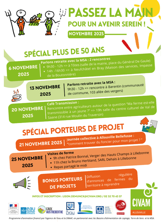 Programme transmission civam